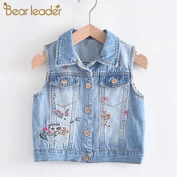 Bear Leader Toddler Girl Casual Vest Children Flower Rabbit Embroidery Jacket Vest 2020 New Cool Fashion Jeans Waistcoats 3 8Y
Bear Leader Toddler Girl Casual Vest Children Flower Rabbit Embroidery Jacket Vest 2020 New Cool Fashion Jeans Waistcoats 3 8Y