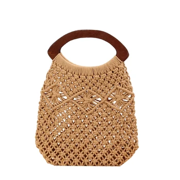 Lovevook beach bags women woven bags for travel luxury handbag with wooden top-handle straw bags for ladies cotton rope bohemia
Lovevook beach bags women woven bags for travel luxury handbag with wooden top-handle straw bags for ladies cotton rope bohemia