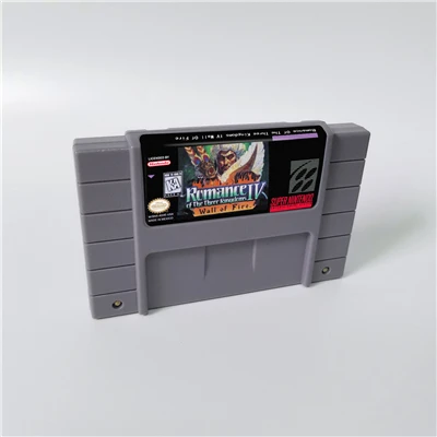 Romance Of The Three Kingdoms IV Wall Of Fire - RPG Game Card US Version English Language Battery Save
Romance Of The Three Kingdoms IV Wall Of Fire - RPG Game Card US Version English Language Battery Save