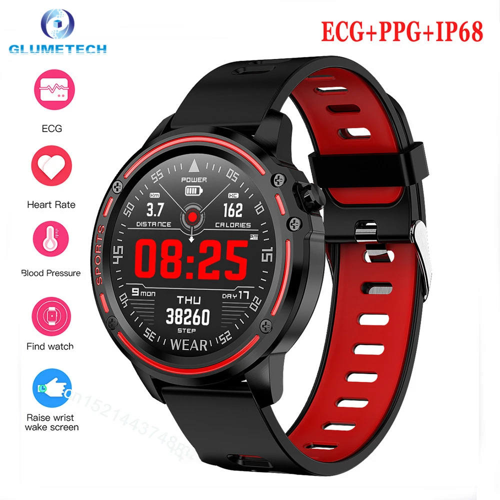 L8 Smart Watch Men IP68 Waterproof Reloj Hombre SmartWatch With ECG PPG Blood Pressure Heart Rate Sports Fitness Bracelet Watch
L8 Smart Watch Men IP68 Waterproof Reloj Hombre SmartWatch With ECG PPG Blood Pressure Heart Rate Sports Fitness Bracelet Watch
