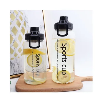Korean Style Portable Glass Water Cups Simple Design Letter Pattern Large Capacity 600ml 1000ml Outdoor Water Kettle Bottles
Korean Style Portable Glass Water Cups Simple Design Letter Pattern Large Capacity 600ml 1000ml Outdoor Water Kettle Bottles