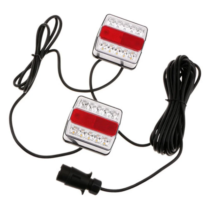 2Pcs 12V LED Rear Trailer Reverse Lights Stop Indicator Tail License Plate LED Lamp taillight Truck Easy Install Taillights
2Pcs 12V LED Rear Trailer Reverse Lights Stop Indicator Tail License Plate LED Lamp taillight Truck Easy Install Taillights