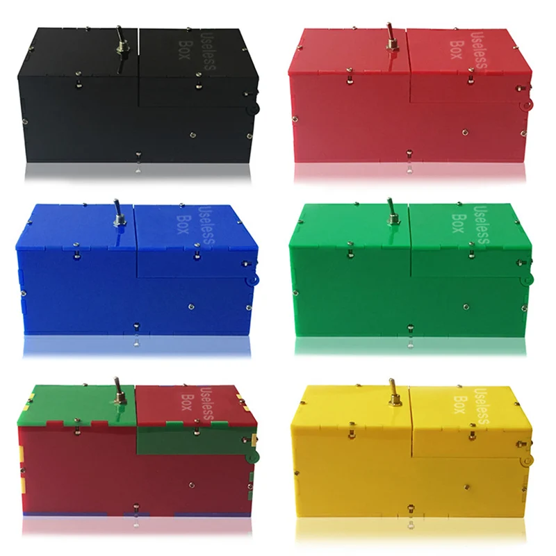 Plastic Useless Box Creative Children Adult Toys Funny Party Toys Tricky Practical Leave Me Alone Box Fine Motor Skill Gifts
Plastic Useless Box Creative Children Adult Toys Funny Party Toys Tricky Practical Leave Me Alone Box Fine Motor Skill Gifts