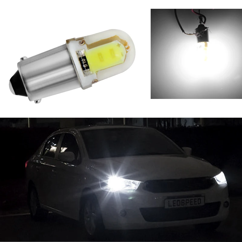 2pcs BA9S Led COB T4W Bulb 4SMD 363 Silicone Crystal Auto Interior Reading Dome Door Vehicle Signal Lamps Light White DC 12V
2pcs BA9S Led COB T4W Bulb 4SMD 363 Silicone Crystal Auto Interior Reading Dome Door Vehicle Signal Lamps Light White DC 12V