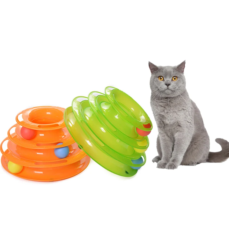 Cat toy intellectual cat crazy training ball interactive entertainment board three-in-one turntable Trilaminar pet supplies
Cat toy intellectual cat crazy training ball interactive entertainment board three-in-one turntable Trilaminar pet supplies