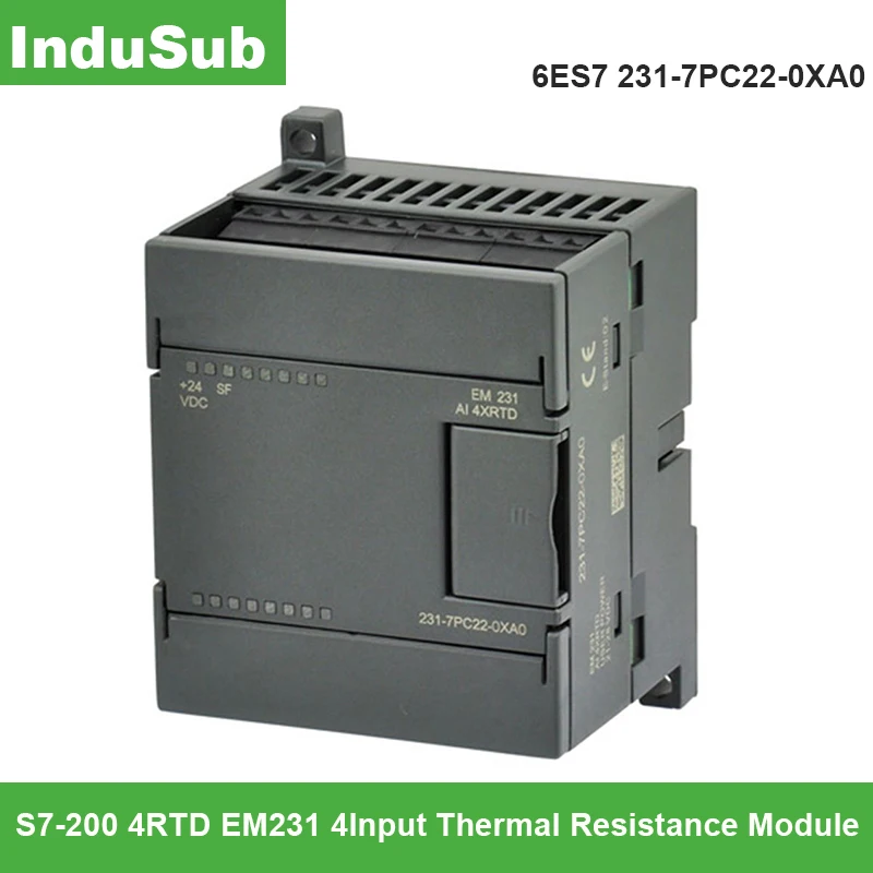 Compatible 6ES7 231-7PC22-0XA0 S7-200 4RTD EM231 4Input Thermal Resistance Module
Compatible 6ES7 231-7PC22-0XA0 S7-200 4RTD EM231 4Input Thermal Resistance Module