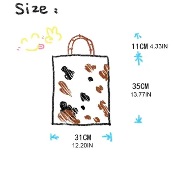 Women Cartoon Cow Print Pattern Shopping Bag PU Leather Handbag Top Handle Tote 517D
Women Cartoon Cow Print Pattern Shopping Bag PU Leather Handbag Top Handle Tote 517D