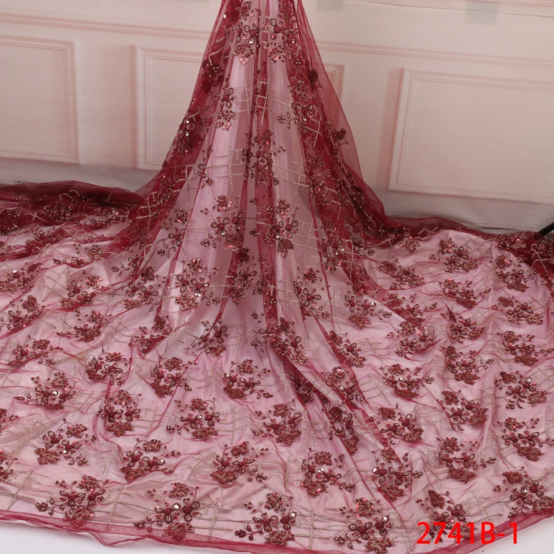 Handmade Lace African Lace Fabrics 2020 High Quality Lace Nigerian Tulle Lace Fabrics Bride French Beaded Lace Fabric YA3568B-1
Handmade Lace African Lace Fabrics 2020 High Quality Lace Nigerian Tulle Lace Fabrics Bride French Beaded Lace Fabric YA3568B-1