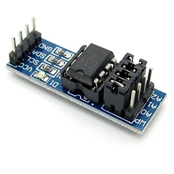 AT24C256 Chip Sockets I2C Serial EEPROM Data Storage Memory Module with Onboard LED Indicator
AT24C256 Chip Sockets I2C Serial EEPROM Data Storage Memory Module with Onboard LED Indicator