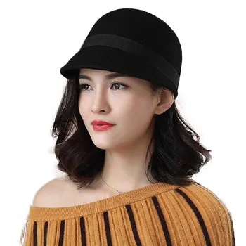 Fibonacci Duckbill Equestrian Knight Fedoras Wool Felt Hats for Women Cap Fashion Black Fedora Hat
Fibonacci Duckbill Equestrian Knight Fedoras Wool Felt Hats for Women Cap Fashion Black Fedora Hat