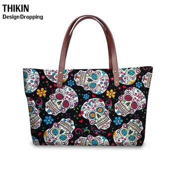 THIKIN Sugar Skull Print Women Leather Shoulder Bags Travel Capacity Handbags Ladies Top-Handle Bags Females Hand Bag Girls 2019
THIKIN Sugar Skull Print Women Leather Shoulder Bags Travel Capacity Handbags Ladies Top-Handle Bags Females Hand Bag Girls 2019