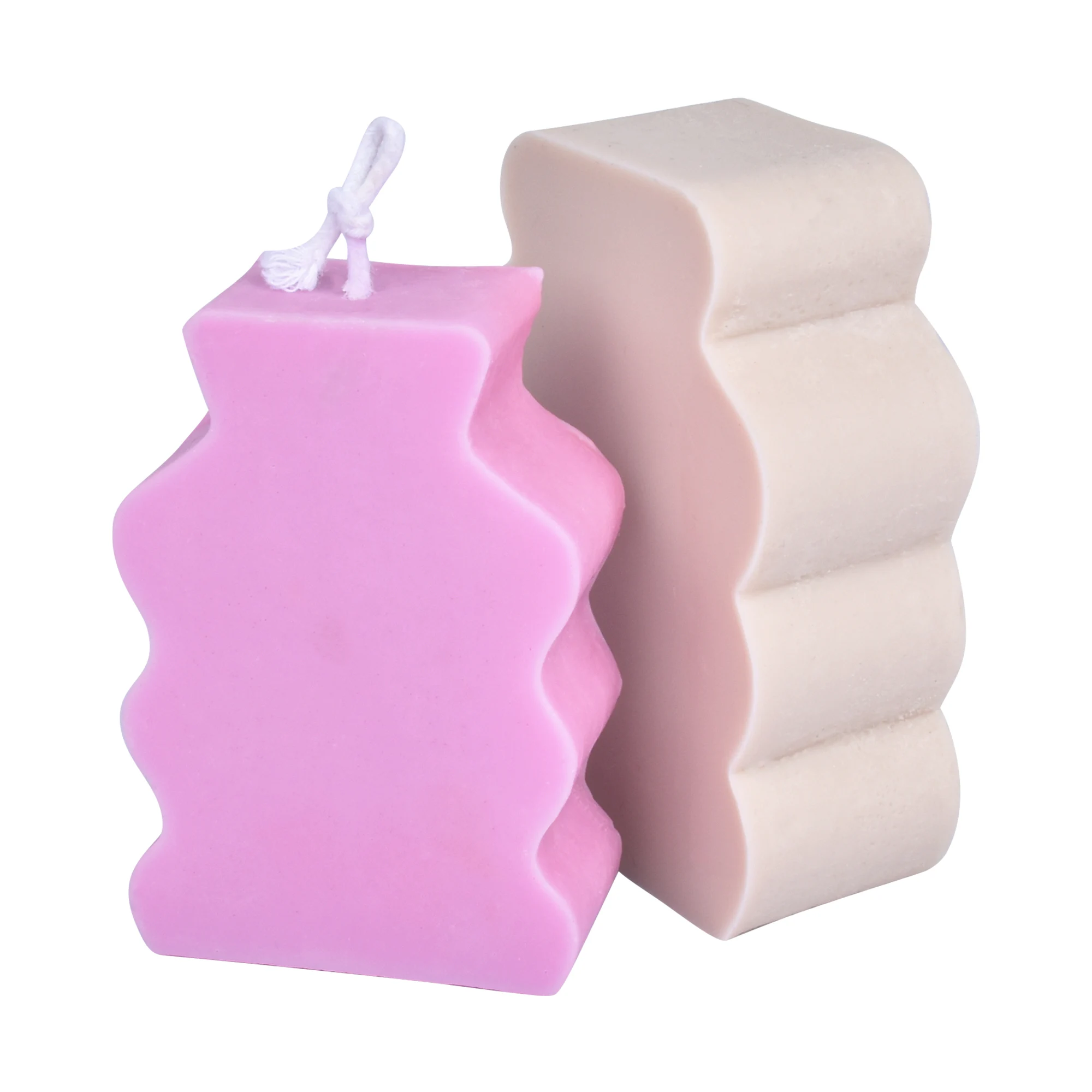 High Quality Waved Candle Mould Simple Style Waved Bottle Home Decoration Handmade Wax Epoxy Soap Craft Silicone Mold
High Quality Waved Candle Mould Simple Style Waved Bottle Home Decoration Handmade Wax Epoxy Soap Craft Silicone Mold