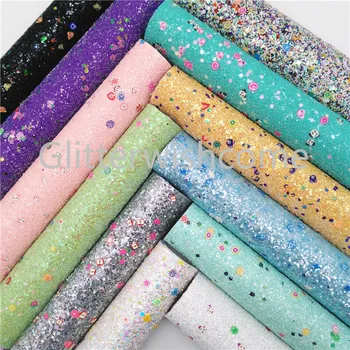 Glitterwishcome 21X29CM A4 Size Synthetic Leather, Chunky Glitter Leather with Flowers, Glitter Vinyl for Bows, GM698A
Glitterwishcome 21X29CM A4 Size Synthetic Leather, Chunky Glitter Leather with Flowers, Glitter Vinyl for Bows, GM698A