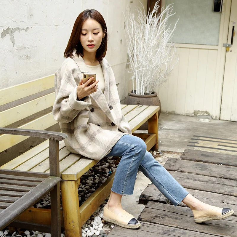 2019 Autumn New Commuter Small Suit with Wool Coat Women Plaid Women Coat Plaid Turn-down Collar Full Wool Coat Women
2019 Autumn New Commuter Small Suit with Wool Coat Women Plaid Women Coat Plaid Turn-down Collar Full Wool Coat Women