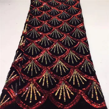2019 Latest African Tulle Lace Fabrics with Sequins 5Yards Sequins Lace Fabric for Women Wedding Party Evening Dress
2019 Latest African Tulle Lace Fabrics with Sequins 5Yards Sequins Lace Fabric for Women Wedding Party Evening Dress