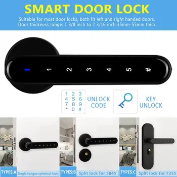 Electronic Security Smart App Remotely WiFi Door Lock Biometric Digital Code IC Card Fingerprint Door Lock for Home
Electronic Security Smart App Remotely WiFi Door Lock Biometric Digital Code IC Card Fingerprint Door Lock for Home