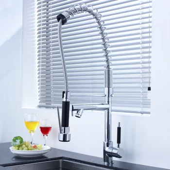Spring Pull Down Kitchen Faucet Nozzle Dual Mode Water Mixer Single Handle Hot Cold 2 Outlet Shower Swivel Kitchen Taps
Spring Pull Down Kitchen Faucet Nozzle Dual Mode Water Mixer Single Handle Hot Cold 2 Outlet Shower Swivel Kitchen Taps