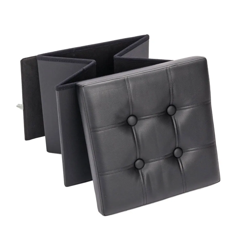 Folding Stool Storage Box Cube Shape Folding PVC Leather Seat Stool Simple Practical Ottoman Saddle for Home Office livingroom
Folding Stool Storage Box Cube Shape Folding PVC Leather Seat Stool Simple Practical Ottoman Saddle for Home Office livingroom