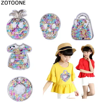 ZOTOONE Sequined Patches Reversible Change Color Sticker Stripe On Cloth round skull Embroidered Patches For Clothing DIY G 
ZOTOONE Sequined Patches Reversible Change Color Sticker Stripe On Cloth round skull Embroidered Patches For Clothing DIY G