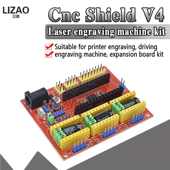 CNC Shield V3 V4 Engraving Machine Compatible With Nano 3.0 / A4988 Driver Expansion Board Module for the 3D Printer Diy Kit
CNC Shield V3 V4 Engraving Machine Compatible With Nano 3.0 / A4988 Driver Expansion Board Module for the 3D Printer Diy Kit