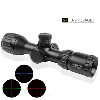 SHOOTER 3-9x32 AOL Tactical Hunting Scopes Red and Green Dot Mil-dot Sight Illuminated Optics Scope Rifle Scope
SHOOTER 3-9x32 AOL Tactical Hunting Scopes Red and Green Dot Mil-dot Sight Illuminated Optics Scope Rifle Scope