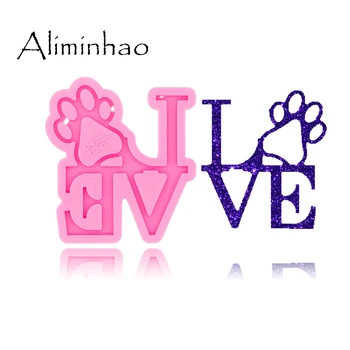 DY0475 Shiny Glossy Love with Paw Shape Necklace Jewelry Epoxy Silicon Mould Crafting Keychain Resin Silicone Mold
DY0475 Shiny Glossy Love with Paw Shape Necklace Jewelry Epoxy Silicon Mould Crafting Keychain Resin Silicone Mold