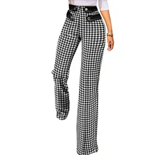 Fashion Women Classic Streetwear Elastic High Waist Female Long Pants Chic Soft Houndstooth Print Slim Trousers Wide Leg Pants
Fashion Women Classic Streetwear Elastic High Waist Female Long Pants Chic Soft Houndstooth Print Slim Trousers Wide Leg Pants