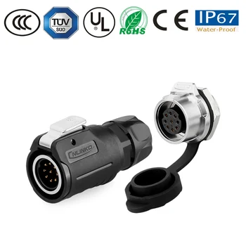 Waterproof Connector Conductor Cable Plug Socket M16 9 Pin Dust-proof Connector High Performance Engineering Plastics+Metal
Waterproof Connector Conductor Cable Plug Socket M16 9 Pin Dust-proof Connector High Performance Engineering Plastics+Metal