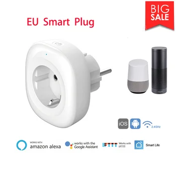 WIFI Wireless Remote Socket Smart Timer Plug Voice Control Home Fire Retardant PC Smart Power Socket for Alexa Google Home
WIFI Wireless Remote Socket Smart Timer Plug Voice Control Home Fire Retardant PC Smart Power Socket for Alexa Google Home