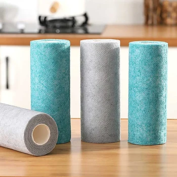 1 Roll Non-Woven Disposable Dish Cloth Wet Dry Dual-Use Kitchen Disposable Cleaning Tool Portable Clean Sackcloth Washable Paper
1 Roll Non-Woven Disposable Dish Cloth Wet Dry Dual-Use Kitchen Disposable Cleaning Tool Portable Clean Sackcloth Washable Paper