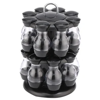 16pcs Rotatable Convenient Practical Spice Case Seasoning Box Storage Container for Restaurant Home
16pcs Rotatable Convenient Practical Spice Case Seasoning Box Storage Container for Restaurant Home