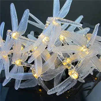 6M 30LED Solar Light Plug Dragonfly Shape String Lights DIY Fairy Garland Christmas Lights Home Outdoor For Party Wedding Decor
6M 30LED Solar Light Plug Dragonfly Shape String Lights DIY Fairy Garland Christmas Lights Home Outdoor For Party Wedding Decor