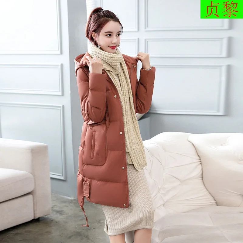 2018 Winter New Style Western Style WOMEN'S Dress Fashion Goddess-Style Students Mid-length Thick down Cotton Clothes Coat
2018 Winter New Style Western Style WOMEN'S Dress Fashion Goddess-Style Students Mid-length Thick down Cotton Clothes Coat