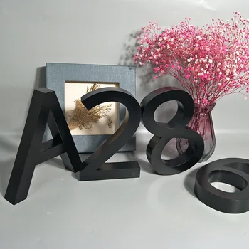 Black Metal 3D Modern House Numbers Sign 0-9 ABC Outdoor Waterproof Hotel Stainless Steel Lettre Addresss Door Sign Name Plates
Black Metal 3D Modern House Numbers Sign 0-9 ABC Outdoor Waterproof Hotel Stainless Steel Lettre Addresss Door Sign Name Plates