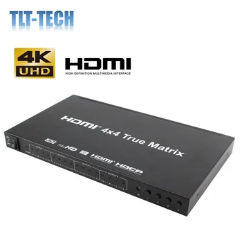 HDMI Matrix Switcher,4K HDMI Matrix Switch 4x4 with Remote Control HDMI V1.4 Switcher Splitter Converter Support 4K*2K 3D 1080P
HDMI Matrix Switcher,4K HDMI Matrix Switch 4x4 with Remote Control HDMI V1.4 Switcher Splitter Converter Support 4K*2K 3D 1080P