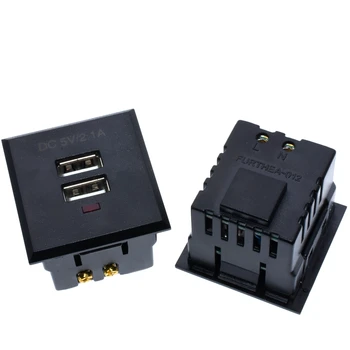 Dual USB AC Power Socket Embedded Dual USB Desktop Receptacle DC charging power Panel Module Outlet 5V 2.1A
Dual USB AC Power Socket Embedded Dual USB Desktop Receptacle DC charging power Panel Module Outlet 5V 2.1A