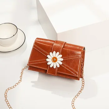 Mini Flap Crossbody Bags For Women, Small Messenger Chain Bags For Girls Should Bags With Flower PU Leather Hangbags
Mini Flap Crossbody Bags For Women, Small Messenger Chain Bags For Girls Should Bags With Flower PU Leather Hangbags