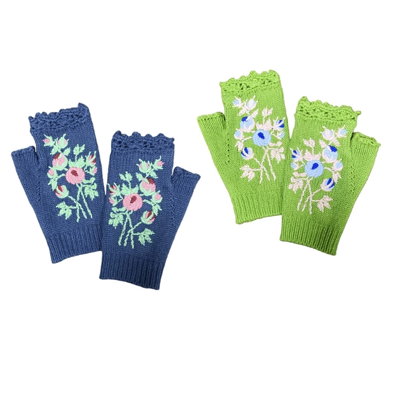 Autumn Winter Women's Warm Hand Unique Comfortable Winter Knitting Gloves with Embroidery 2 Colors for Select
Autumn Winter Women's Warm Hand Unique Comfortable Winter Knitting Gloves with Embroidery 2 Colors for Select
