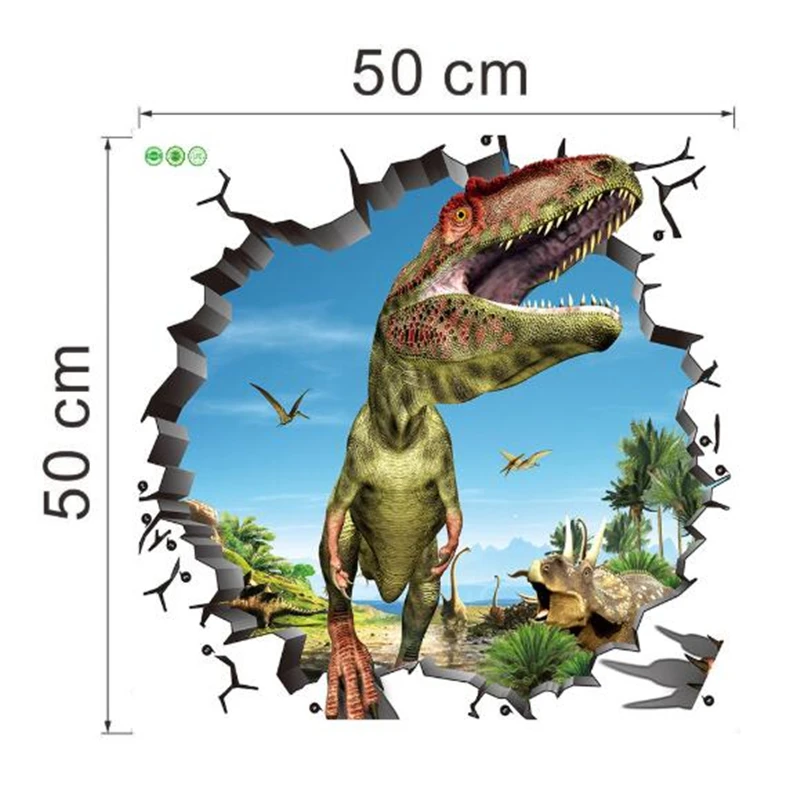 3d Dinosaur Wall Sticker