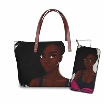 THIKIN 2020 Fashion African American Women Handbag Female PU Leather Purse Bolsas Feminina Large Capacity Shoulder Bag Custom
THIKIN 2020 Fashion African American Women Handbag Female PU Leather Purse Bolsas Feminina Large Capacity Shoulder Bag Custom