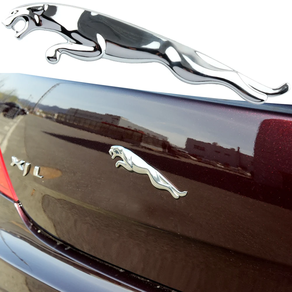 Эмблема наклейка с логотипом заднего багажника 20 см для Jaguar XF XE XJ E F I PACE S D C TYPE R-SPORT