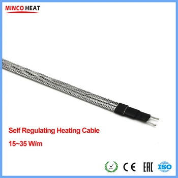 Shielded Ground Wire Selfp-regulating Cable Water Pipeline Heating Freeze Protection 11.6mm width
Shielded Ground Wire Selfp-regulating Cable Water Pipeline Heating Freeze Protection 11.6mm width