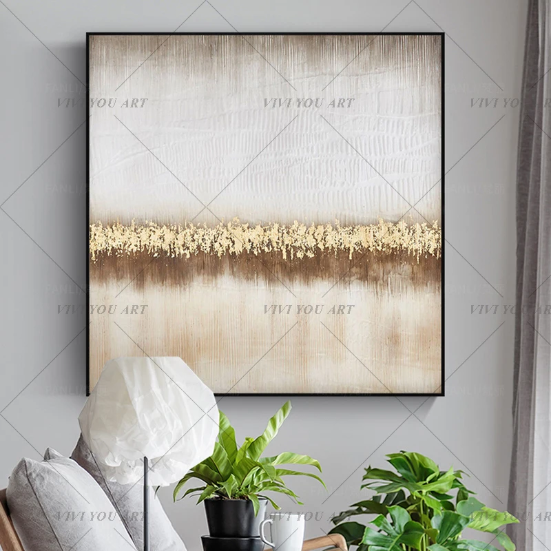 Modern Art Nordic Abstract Golden World Handpainted Oil Painting Canvas wall Art Pictures for Kitchen Room Home Decor Unframed 
Modern Art Nordic Abstract Golden World Handpainted Oil Painting Canvas wall Art Pictures for Kitchen Room Home Decor Unframed