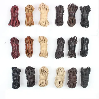 2 Meters 100% Genuine Cow Leather Cord String Black Brown Color 3mm Round Flat Real Leather Rope for DIY Jewelry Making Findings
2 Meters 100% Genuine Cow Leather Cord String Black Brown Color 3mm Round Flat Real Leather Rope for DIY Jewelry Making Findings