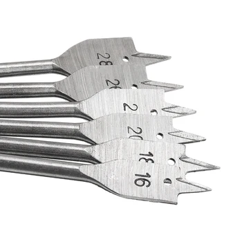 16PCS Spade Drill Bit Flat Drill Long Set 6mm-38mm High Carbon Steel Paddle FlatBits For Wood Woodworking Boring Drill Bits
16PCS Spade Drill Bit Flat Drill Long Set 6mm-38mm High Carbon Steel Paddle FlatBits For Wood Woodworking Boring Drill Bits