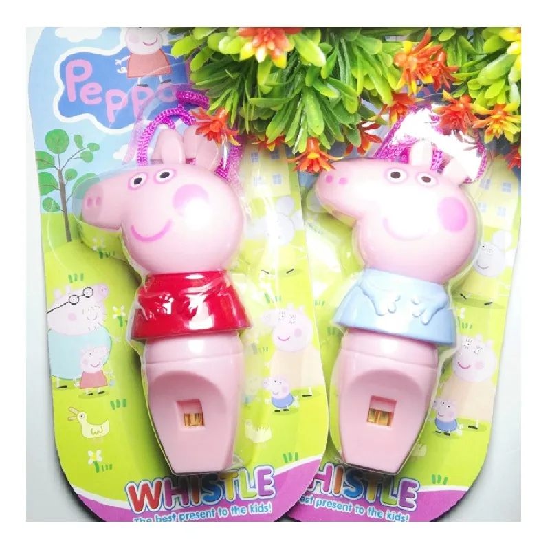

Peppa Pig George Anime Cute Cartoon Character Pink Blue Short Skirt Pig Model Creative Whistle Children's Day Birthday Gift Boy
