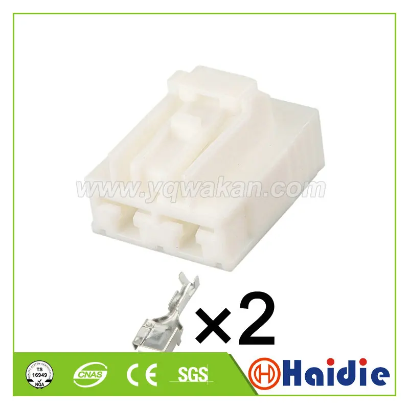 5sets 2pin auto wiring harness plug automotive electrical plastic unsealed connector
5sets 2pin auto wiring harness plug automotive electrical plastic unsealed connector