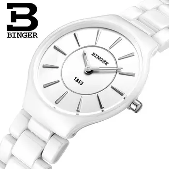 Luxury brand BINGER watch men's ceramic watch ladies quartz watch ultra-thin elegant couple men and women watch
Luxury brand BINGER watch men's ceramic watch ladies quartz watch ultra-thin elegant couple men and women watch