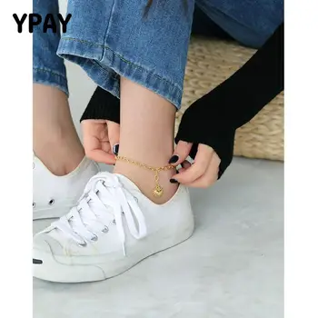 YPAY Genuine 100% 925 Sterling Silver Anklets for Women Girl Korea Vintage Romantic Heart Chain Anklet Fine Jewelry Gifts YMA044
YPAY Genuine 100% 925 Sterling Silver Anklets for Women Girl Korea Vintage Romantic Heart Chain Anklet Fine Jewelry Gifts YMA044