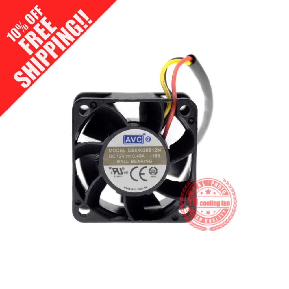 Новый 3PIN серверный охлаждающий вентилятор AVC 4028 DB04028B12M-189 12V 0.45A 4cm
Новый 3PIN серверный охлаждающий вентилятор AVC 4028 DB04028B12M-189 12V 0.45A 4cm